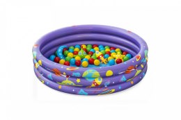 Dmuchany Basen 2w1 Kosmos dla dzieci 2+ BESTWAY 102x25cm + 50 Piłeczek + 4 Zabawki