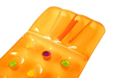 Dmuchany Materac do pływania Żółty BESTWAY 188x71cm + Poduszka