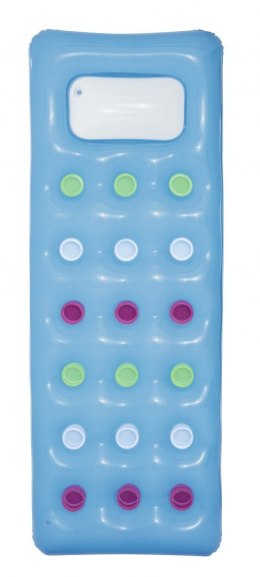 Dmuchany Materac plażowy Niebieski 188x71cm BESTWAY + Przezroczyste Okienko