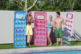 Dmuchany Materac plażowy Różowy 188x71cm BESTWAY + Przezroczyste Okienko