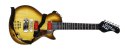 Elektryczna Gitara dla dzieci 3+ imitacja drewna + Słuchawki z mikrofonem + Dźwięki Światła