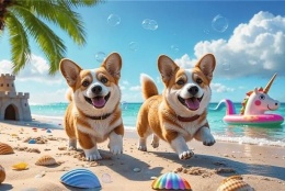 Puzzle 30 Dzień z Corgim TREFL