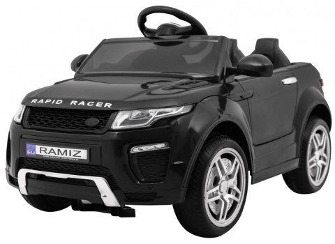Autko Rapid Racer elektryczne dla dzieci, Czarny SUV + Pilot