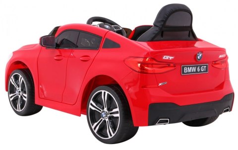 BMW 6 GT Autko na akumulator Czerwone + Pilot