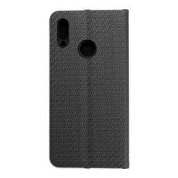 Etui z klapką na Huawei P Smart 2019 Luna Book Carbon czarne