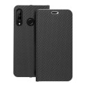Etui z klapką na Huawei P30 LITE Luna Book Carbon czarne