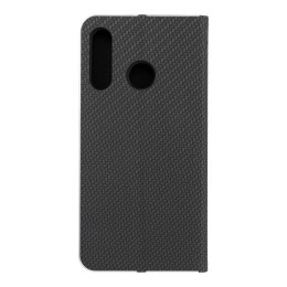 Etui z klapką na Huawei P30 LITE Luna Book Carbon czarne