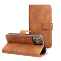 Etui z klapką na Xiaomi Redmi NOTE 15 5G Tender Book brązowe