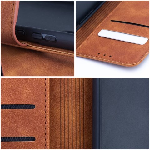 Etui z klapką na Xiaomi Redmi NOTE 15 5G Tender Book brązowe