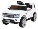 Land Rover Discovery Autko elektryczne dla dzieci Biały SUV + Pilot