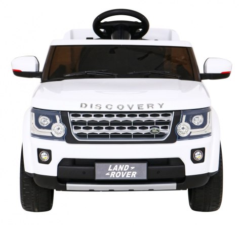 Land Rover Discovery Autko elektryczne dla dzieci Biały SUV + Pilot