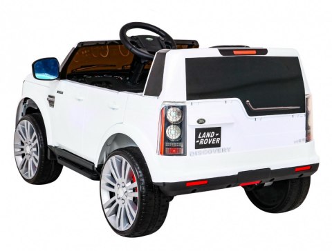 Land Rover Discovery Autko elektryczne dla dzieci Biały SUV + Pilot