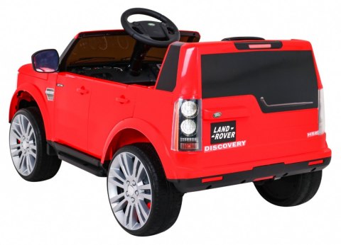 Land Rover Discovery Autko elektryczne dla dzieci, Czerwony SUV + Pilot