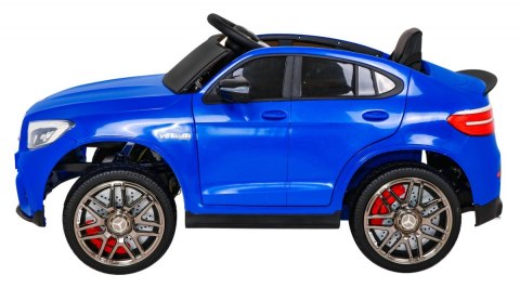 Mercedes Benz GLC63S dla dzieci Niebieski SUV z pilotem