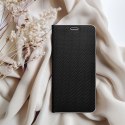 Etui z klapką na Huawei P30 LITE Luna Book Carbon czarne