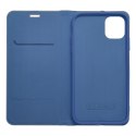 Etui z klapką na iPhone 11 Luna Book Carbon niebieskie
