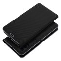 Etui z klapką na iPhone 12 / 12 PRO Luna Book Carbon czarne