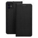 Etui z klapką na iPhone 16 PRO MAX Luna Book Carbon czarne