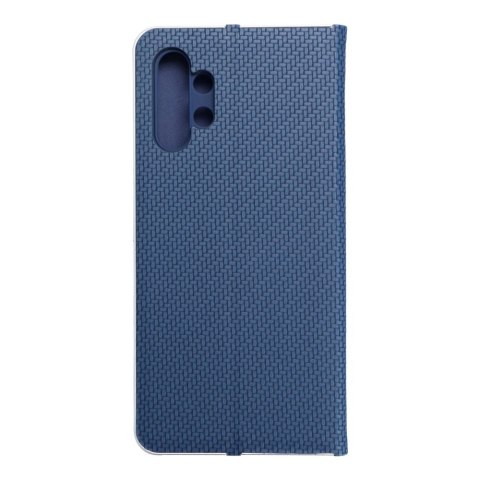 Etui z klapką na Samsung A13 4G Luna Book Carbon niebieskie