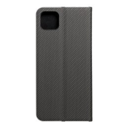Etui z klapką na Samsung A22 5G Luna Book Carbon czarne