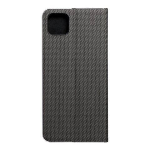 Etui z klapką na Samsung A22 5G Luna Book Carbon czarne