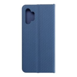 Etui z klapką na Samsung A32 5G Luna Book Carbon niebieskie