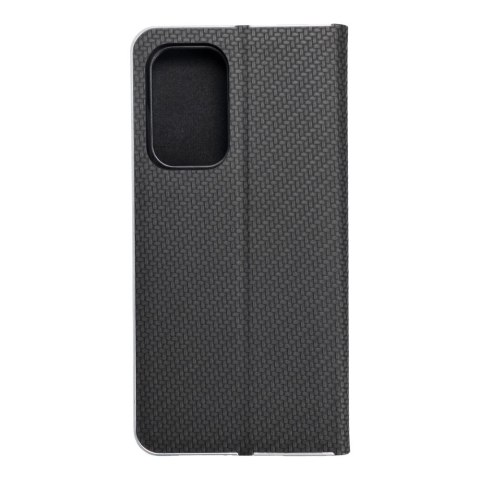 Etui z klapką na Samsung A53 5G Luna Book Carbon czarne