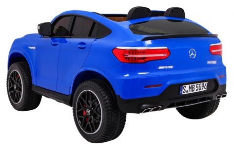 Auto Mercedes GLC 63S dla dzieci - Niebieski SUV + Napęd 4x4