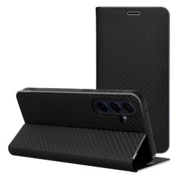 Etui z klapką na Samsung A26 5G Luna Book Carbon czarne