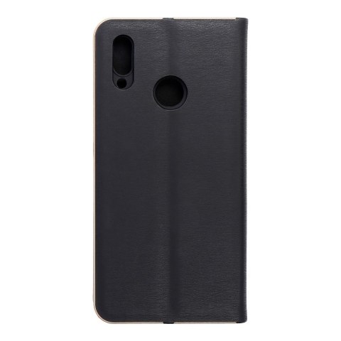 Etui z klapką na Huawei P SMART 2019 Luna Book Gold czarne