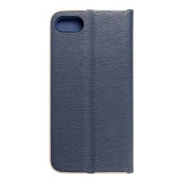 Etui z klapką na iPhone 7 / 8 / SE 2020 / SE 2022 Luna Book Gold granatowe