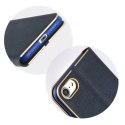 Etui z klapką na iPhone 7 / 8 / SE 2020 / SE 2022 Luna Book Gold granatowe