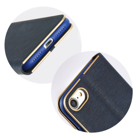 Etui z klapką na iPhone 7 / 8 / SE 2020 / SE 2022 Luna Book Gold granatowe