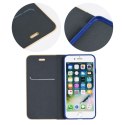 Etui z klapką na iPhone 7 / 8 / SE 2020 / SE 2022 Luna Book Gold granatowe