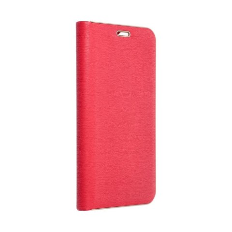 Etui z klapką na Samsung A25 5G Luna Book Gold czerwone