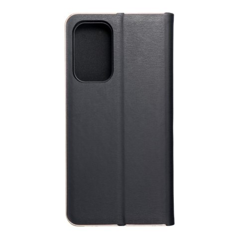 Etui z klapką na Samsung A33 5G Luna Book Gold czarne