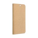 Etui z klapką na Samsung A50 Luna Book Gold złote