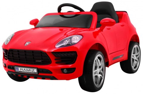Autko Turbo-S na akumulator dla dzieci Czerwony Suv + Pilot