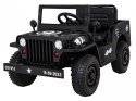 Autko Wojskowe Retro dla dzieci Czarny + Napęd 4x4