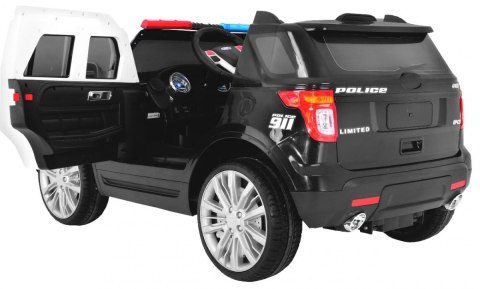 Auto SUV Police na akumulator dla dzieci + Syreny + Światła + Megafon + Pilot