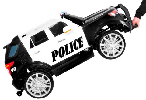 Auto SUV Police na akumulator dla dzieci + Syreny + Światła + Megafon + Pilot
