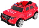 Auto SUV Straż Pożarna na akumulator dla dzieci + Syreny + Światła + Megafon + Pilot
