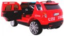 Auto SUV Straż Pożarna na akumulator dla dzieci + Syreny + Światła + Megafon + Pilot