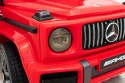 Mercedes AMG G63 dla dzieci Czerwony + Pilot