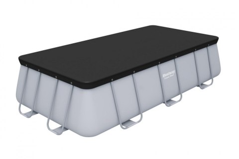 Pokrywa 396x185cm na Baseny stelażowe Power Steel BESTWAY