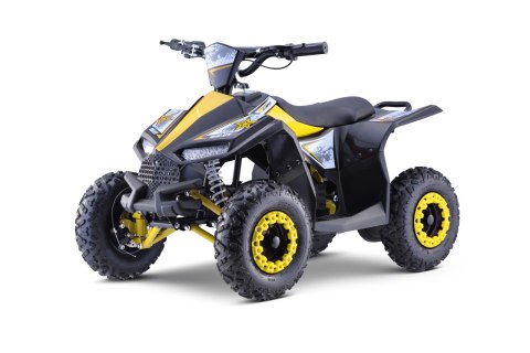 Quad E-STAR na akumulator Żółty 35km/h + Silnik 1000W + Koła pompowane + Regulacja siedzenia