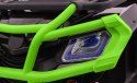 Quad XL ATV 2,4GHz na akumulator dla dzieci Czarno-Zielony + Pilot + Napęd 4x4 + Bagażnik + Wolny Start + EVA + Audio LED