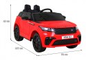 Range Rover Velar na akumulator Czerwony SUV + Pilot