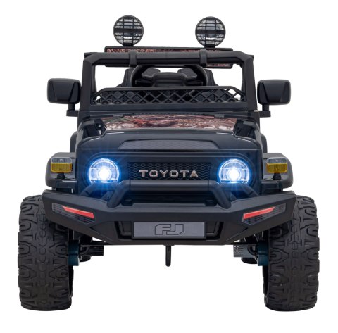 Toyota FJ Cruiser dla dzieci Czarna terenówka + Pilot