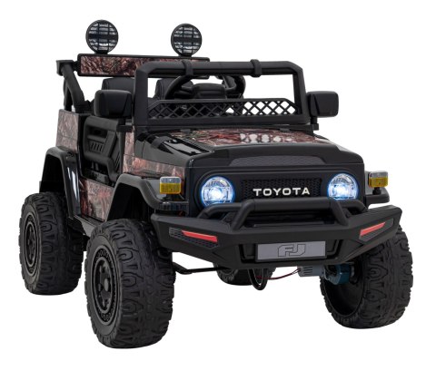Toyota FJ Cruiser dla dzieci Czarna terenówka + Pilot